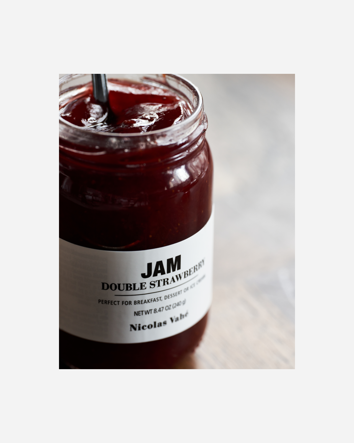 Jam, double strawberry