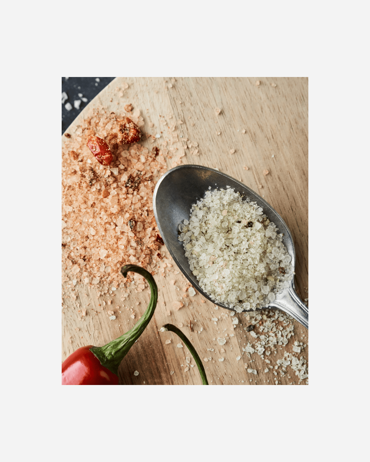 Gift box, Nicolas Vahé Parmesan & Basil salt & Chilli salt