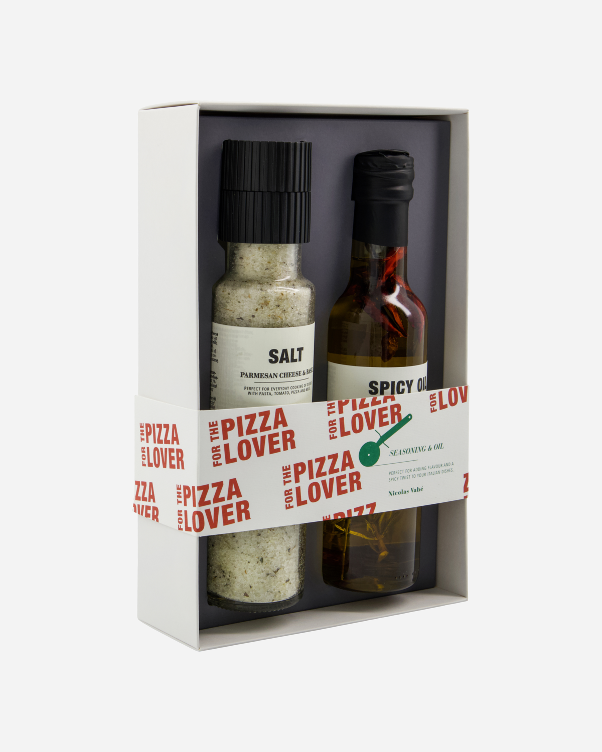 Gift box, Nicolas Vahé Pizza Kit - Seasoning & oil