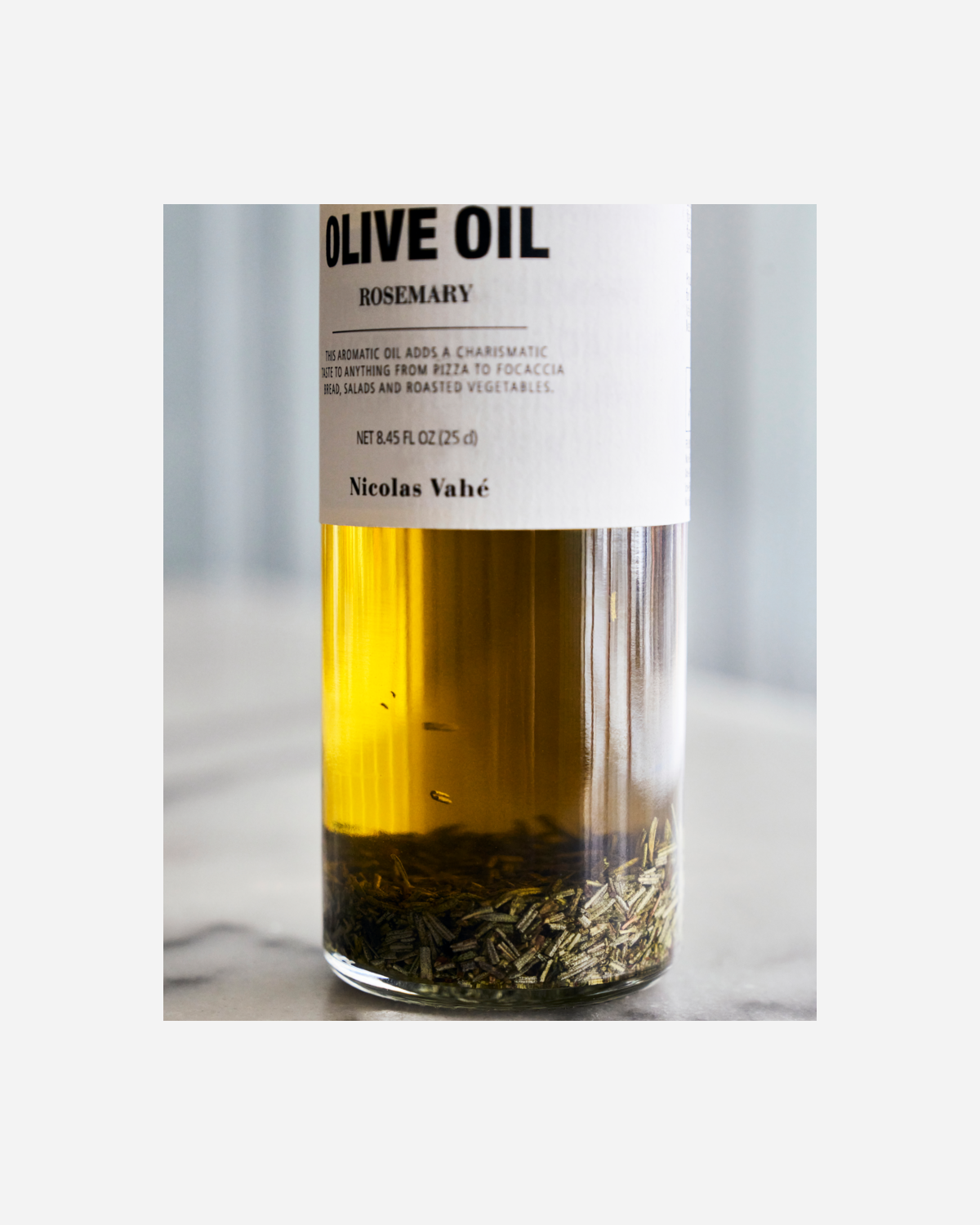 Organic olive oil with rosemary