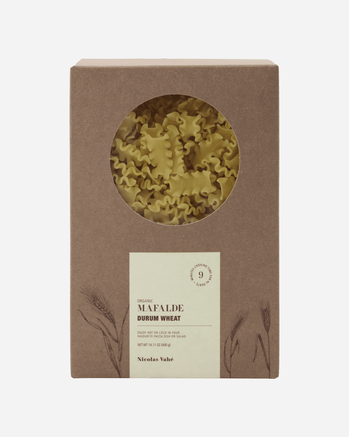 Organic mafalde durum wheat