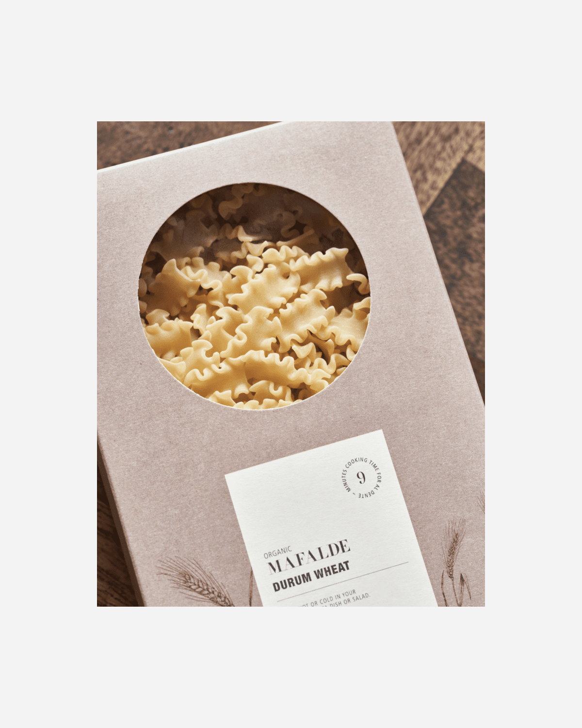 Organic mafalde durum wheat