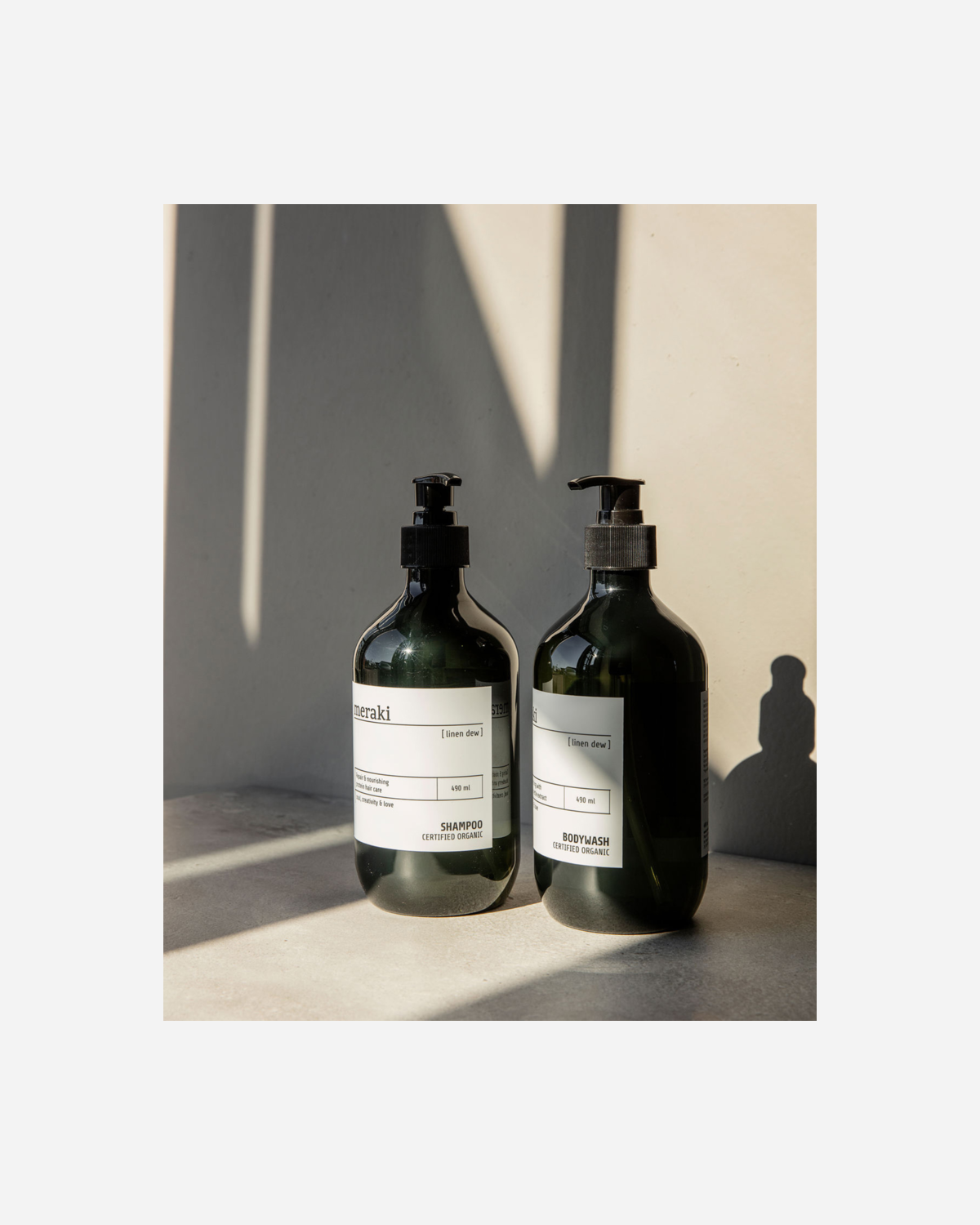 Body wash, Linen dew, Green