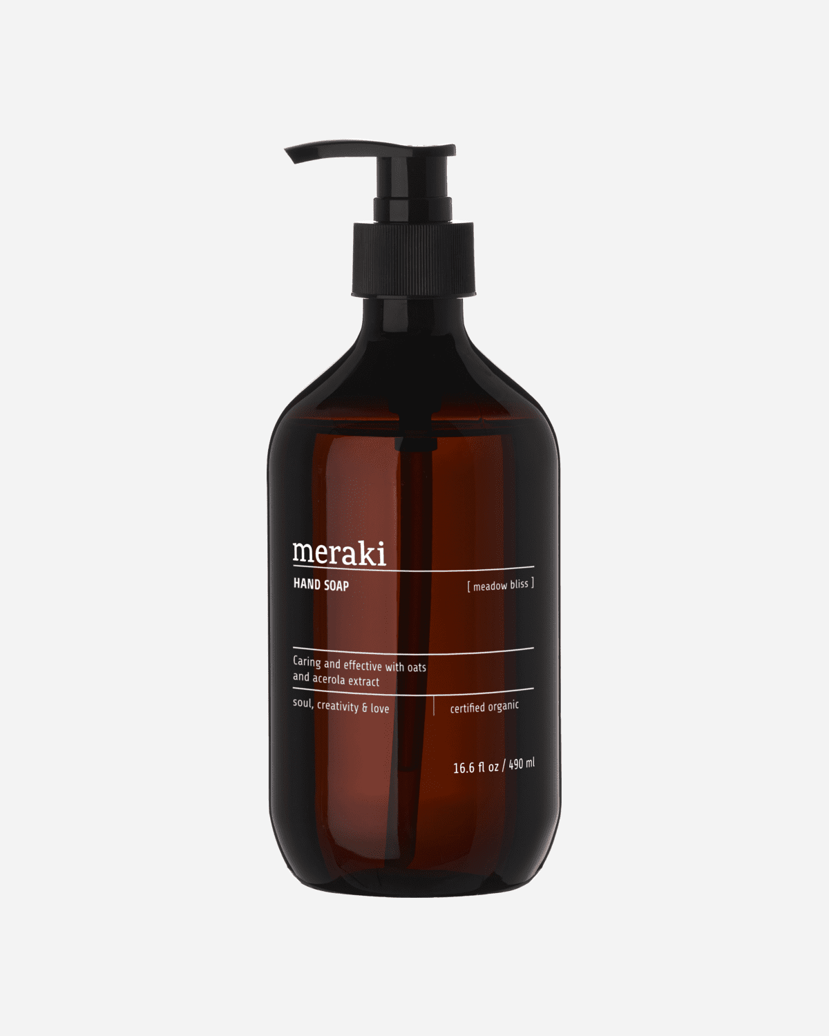 Hand soap, Meadow bliss, Brown