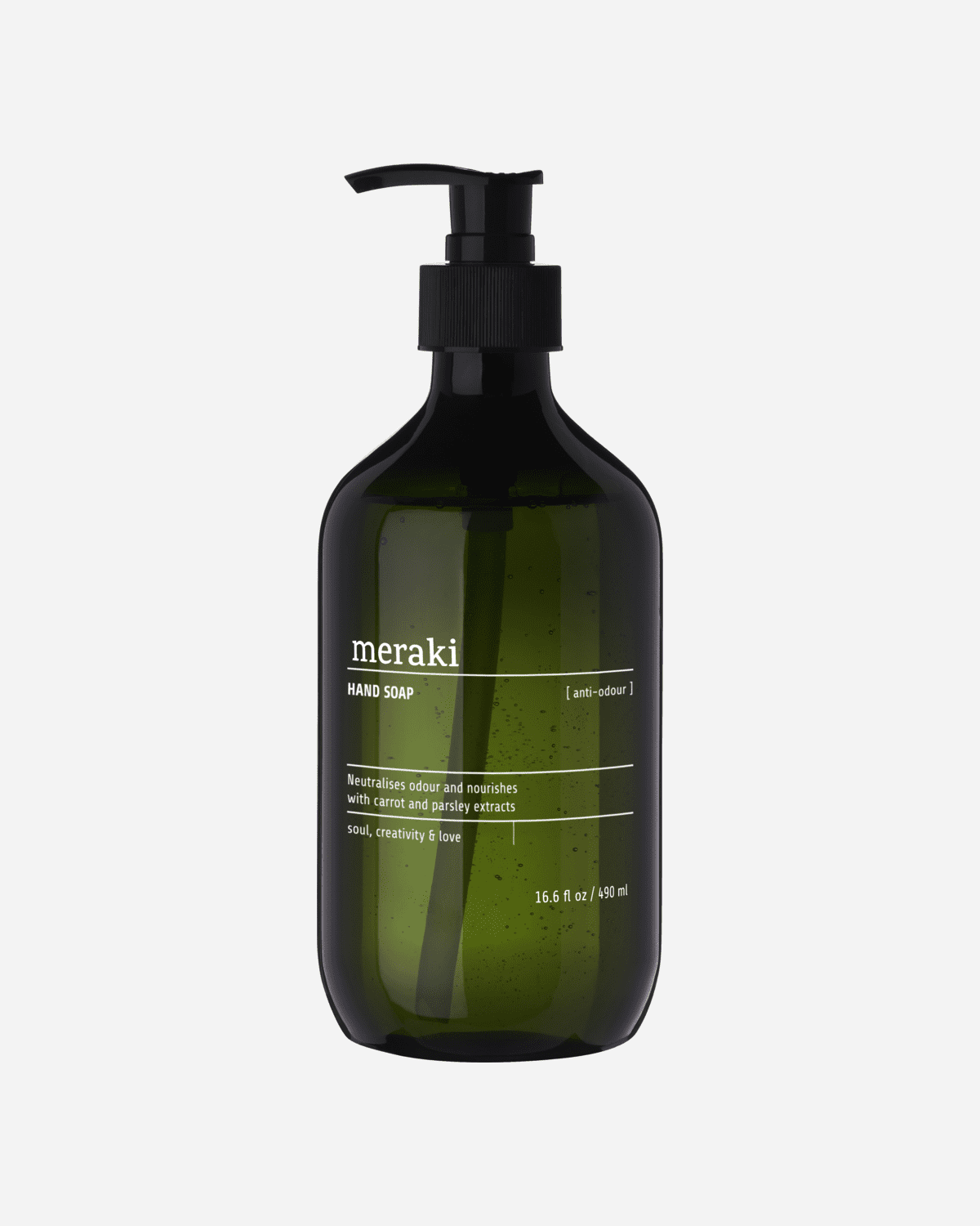 Hand soap, Anti-odour, Green